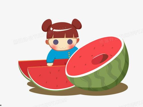 吃瓜卡通视频素材,卡通视频里的趣味吃瓜时光